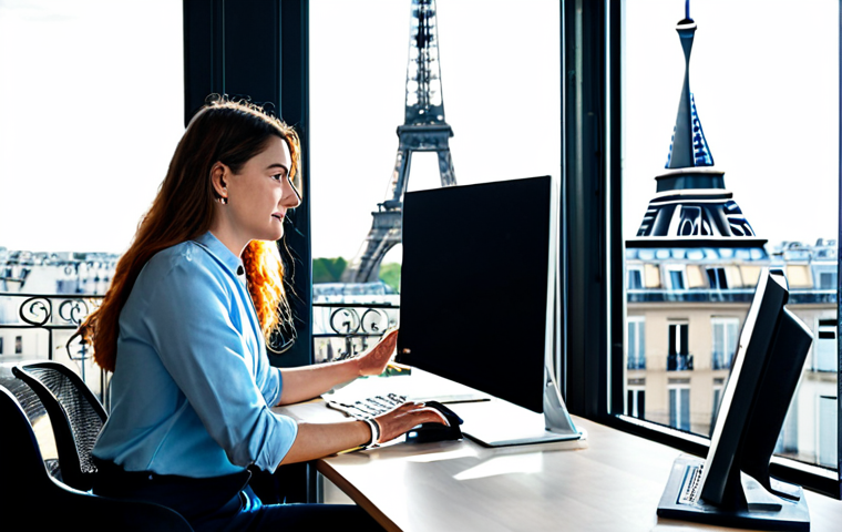 Modern Parisian SEO Specialist**

"A professional SEO specialist in Paris, working at a bright, modern desk in a co-working space, fully clothed in a stylish, modest business casual outfit, analyzing website data on a large monitor. Sunlight streams through the window, illuminating the Eiffel Tower in the background. Perfect anatomy, correct proportions, natural pose, well-formed hands, proper finger count, professional, safe for work, appropriate content, fully clothed, family-friendly."

**